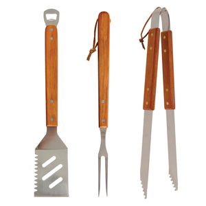 Mr. Bar-B-Q Stainless Steel 3 Piece Grill Set
