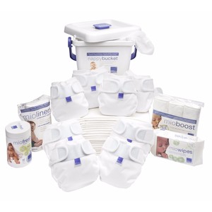 Bambino Mio Miosoft Premium Birth To Potty Pack, White