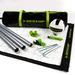 Dunlop Outdoor Sports Volleyball Set: Portable Net With Poles, Ball & Air Pump