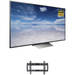 XBR-X850D Series 85"-Class HDR 4K Smart LED TV and Tilting Wall Mount Kit