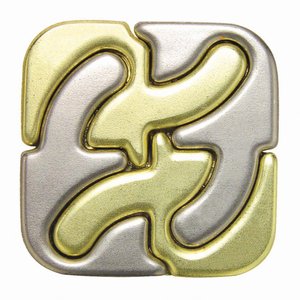 Bepuzzled Hanayama Level 6 Cast Puzzle - Square