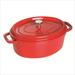 7 Quart Oval Cocotte - Cherry