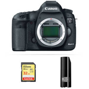 EOS 5D Mark III DSLR Camera Body with Storage Kit
