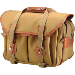 335 Shoulder Bag (Khaki with Tan Leather Trim)