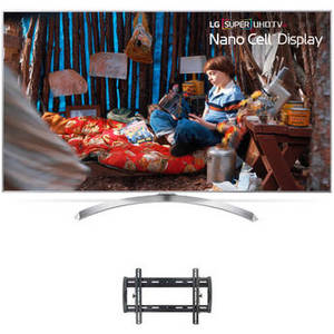 SJ8000-Series 60"-Class HDR SUPER UHD Smart IPS LED TV and Tilting Wall Mount Kit