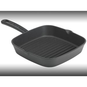 10-Inch Cast Iron Square Grill Pan