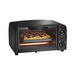 4 Slice Toaster Oven Black