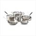 d5 Brushed Stainless 10-Piece Cookware Set