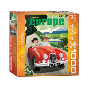 EuroPuzzles Travel Europe: 1000 Pcs