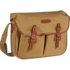 Hadley Shoulder Bag, Large (Khaki with Tan Leather Trim)