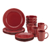 Cucina 16pc Dinnerware Set Red