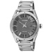 Mens CTO Eco-Drive Silver-Tone Watch Gray Dial