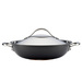 Anolon 12" Covered Wok Gray