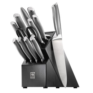 Modernist 13pc Stainless Steel Knife Block Set