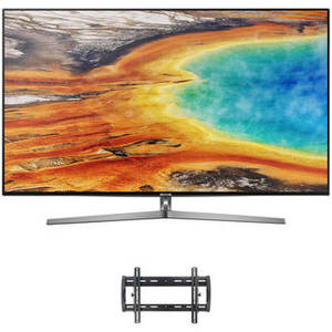 MU9000-Series 55"-Class HDR UHD Smart LED TV and Tilting Wall Mount Kit