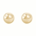 14K Yellow Gold 10mm High Polish Ball Stud Earrings