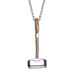 Marvel Women's Stainless Steel Thor Hammer Pendant, 18"