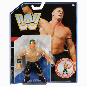 WWE John Cena (Orange / Green) - Retro Toy Wrestling Action Figure