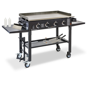 Four Burner 36" Griddle Cooking Station w/ 7pc Griddlin Kit