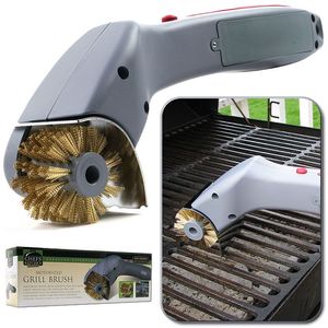 Chef Buddy Cordless Motorized Outdoor Grill Cleaning Brush