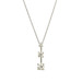 CZ Pendant with Sterling Silver Chain Necklace