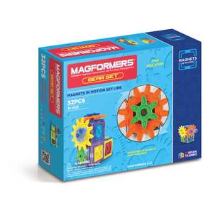 Magformers Magnets in Motion 32pc Gear Set