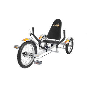 MOBO Triton- The Ultimate Three Wheeled Cruiser (Silver)