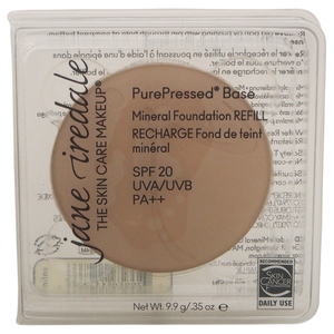 Jane Iredale PurePressed Base Mineral Foundation Refill SPF 20 - Satin by for Women - 0.35 oz Foundation (Refill)