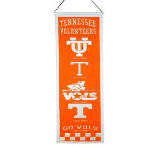 Winning Streak Tennessee Volunteers Wool Heritage Banner