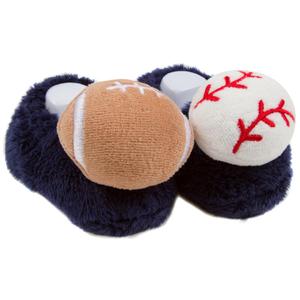 Gerber Infant Boy's Faux Fur Booties - Baseball & Football