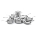 13pc. Tri-Ply Stainless Steel Cookware Set