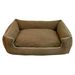 Carolina Pet Company Medium Low Profile Kuddle Lounge - Chocolate