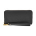 Emma RFID Large Zip Clutch Black