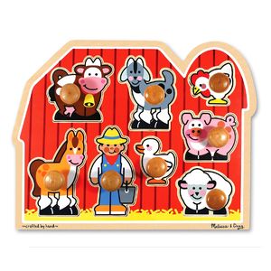 Melissa & Doug Large Farm Jumbo Knob
