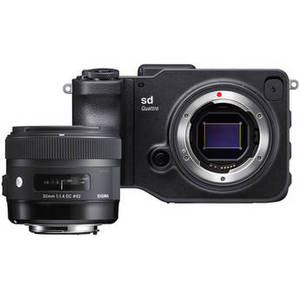sd Quattro Mirrorless Digital Camera with 30mm f/1.4 Art Lens Kit