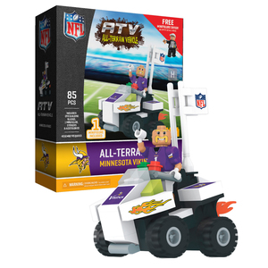 OYO Sports NFL Minnesota Vikings NFL 4 wheel ATV with Mascot