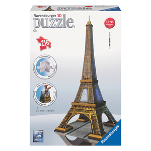 Ravensburger 3D Puzzle - Eiffel Tower: 216 Pcs