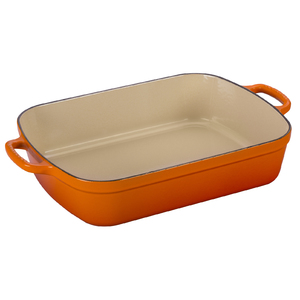 5.25 Qt. Enameled Cast-Iron Roaster Flame