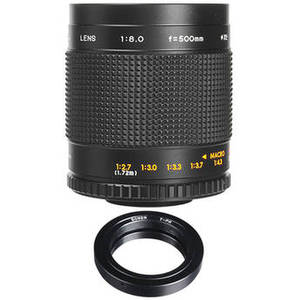 500mm f/8.0 Manual Focus Telephoto Lens for Pentax Screw Mount (M42)