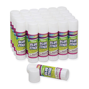 Pacon Glue Sticks, 30 Clear, 1.41 Oz