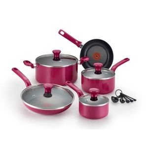 Excite 14-Piece Cookware Set - Pink Berry