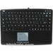 SlimTouch Mini Keyboard with Built-in TouchPad - USB (Black)