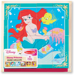 Melissa & Doug Disney Princess Wooden Cube Puzzle
