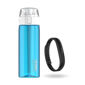 Flex 2 Fitness Combo: 24oz Connected Hydration Bottle & Fitbit Flex 2 Black