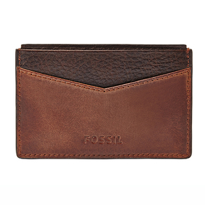 Quinn Leather Card Case Brown