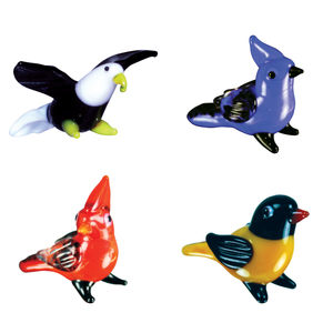 Brainstorm Products Looking Glass Pretty Birds Miniature Figures