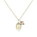 Lita Sterling Silver Swarovski Pink Crystal With Pearl Necklace 18"