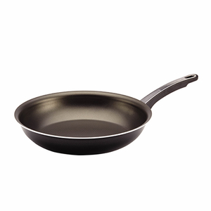 Nonstick Aluminum 12" Open Skillet Black