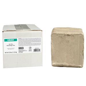 Amaco Brent Air Dry Clay, Gray, 25 Lb.