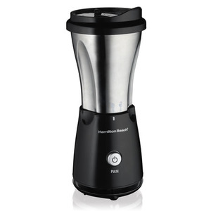 Stainless Single-Serve Blender with Travel Lid